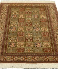 Qom Oriental Rug 155 × 95 cm, silk, hand-knotted — view 2