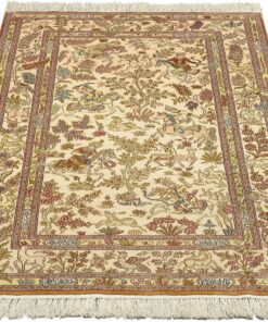 Qom Oriental Rug 156 × 95 cm, silk, hand-knotted — view 2
