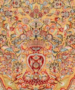 Hereke Oriental Rug 142 × 104 cm, silk, hand-knotted — view 3