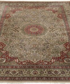 Hereke Oriental Rug 244 × 179 cm, silk, hand-knotted — view 2