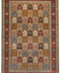 Hereke Oriental Rug 278 × 189 cm, silk, hand-knotted