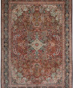 Hereke Oriental Rug 311 × 220 cm, silk, hand-knotted