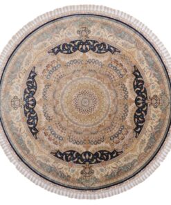 Hereke Oriental Rug 248 × 248 cm, silk, hand-knotted