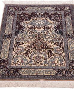 Hereke Oriental Rug 93 × 63 cm, silk, hand-knotted — view 2