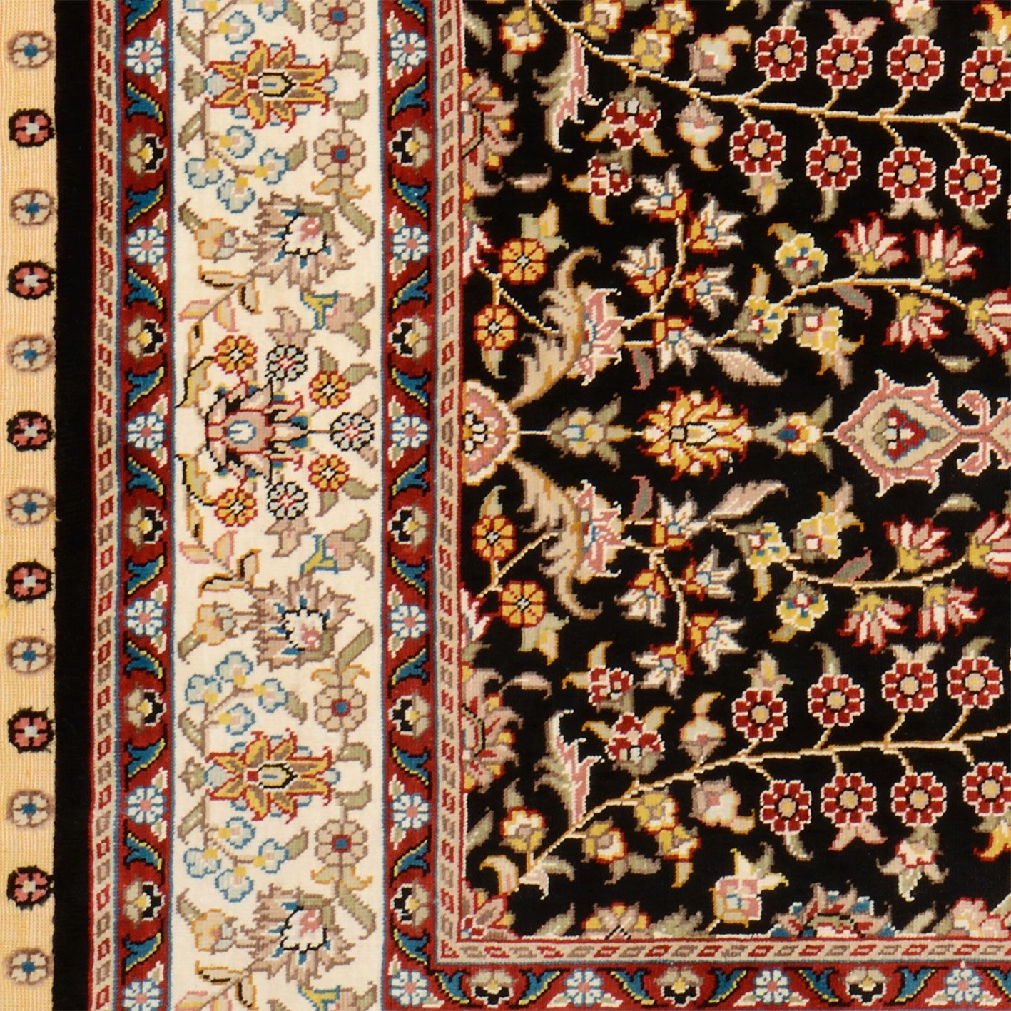 Hereke Oriental Rug 123 × 77 cm, silk, hand-knotted — view 4