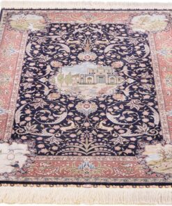 Hereke Oriental Rug 121 × 78 cm, silk, hand-knotted — view 2