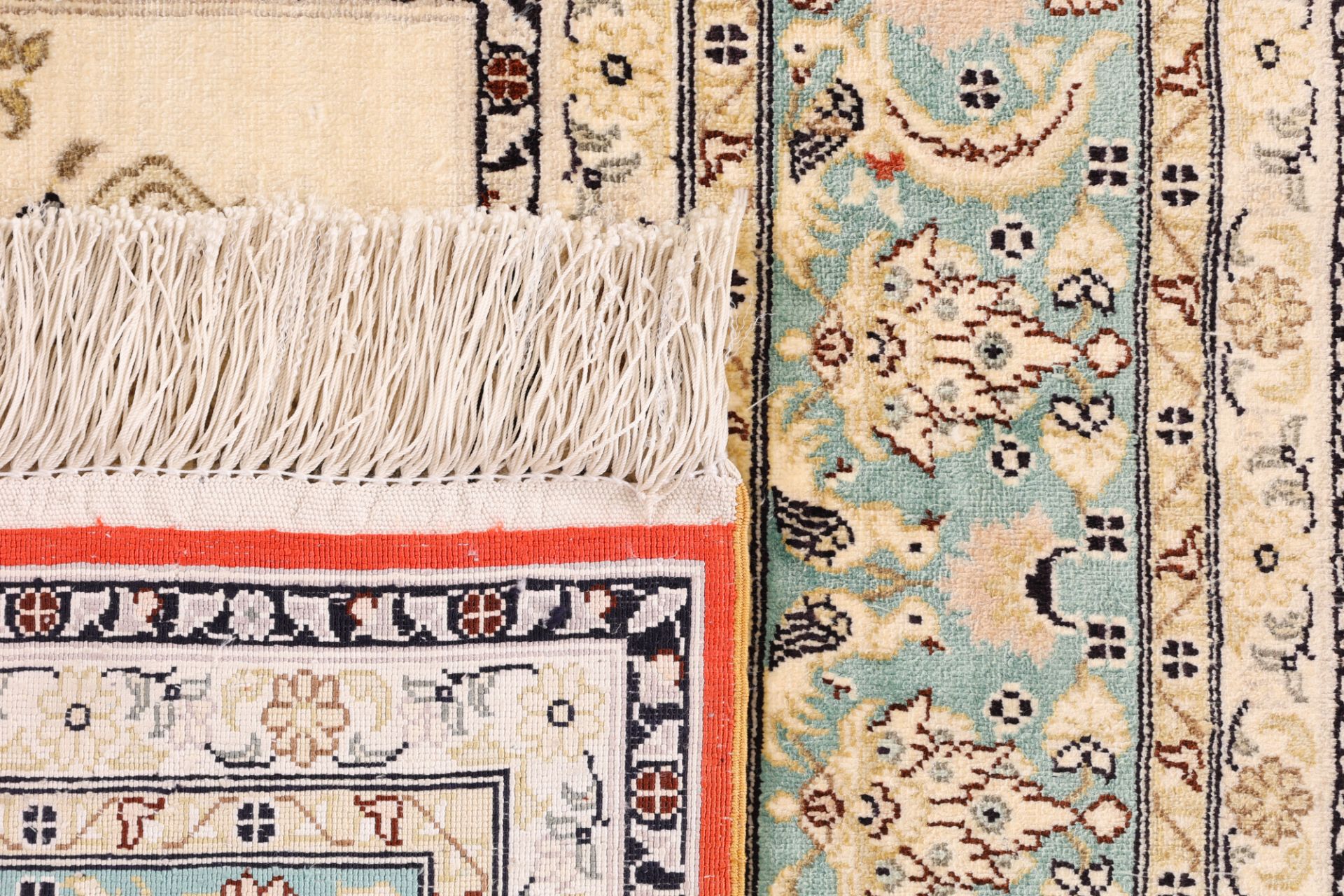 Hereke Oriental Rug 123 × 78 cm, silk, hand-knotted — view 7