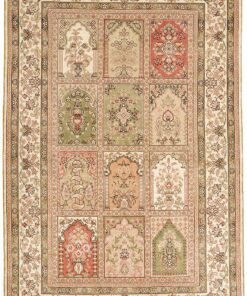 Hereke Oriental Rug 122 × 79 cm, silk, hand-knotted