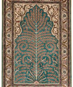 Hereke Oriental Rug 122 × 79 cm, silk, hand-knotted