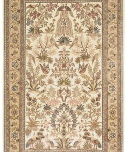 Hereke Oriental Rug 123 × 79 cm, silk, hand-knotted