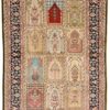 Hereke Oriental Rug 123 × 79 cm, silk, hand-knotted