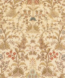 Hereke Oriental Rug 123 × 79 cm, silk, hand-knotted — view 4