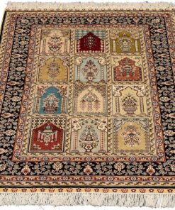 Hereke Oriental Rug 123 × 79 cm, silk, hand-knotted — view 2