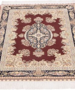Hereke Oriental Rug 124 × 79 cm, silk, hand-knotted — view 2