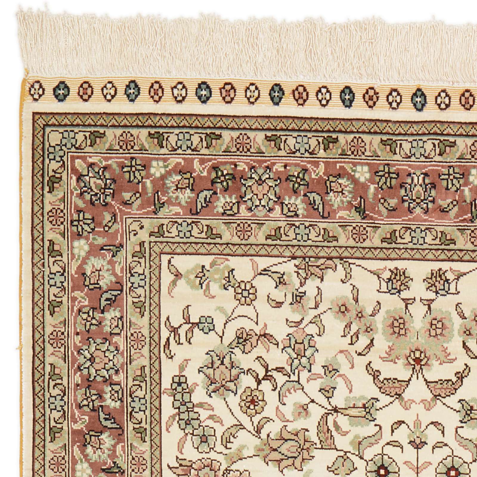 Hereke Oriental Rug 132 × 79 cm, silk, hand-knotted — view 5