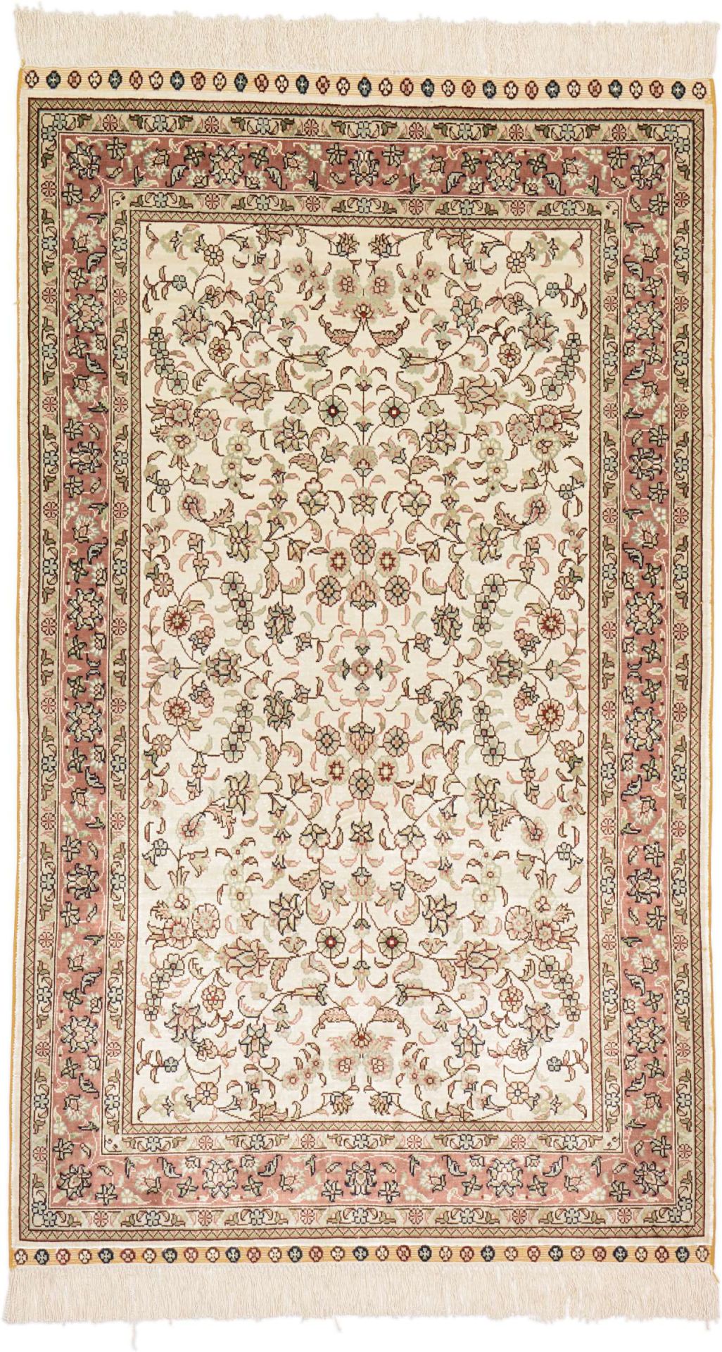 Hereke Oriental Rug 132 × 79 cm, silk, hand-knotted