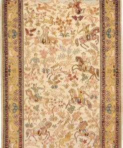 Hereke Oriental Rug 130 × 81 cm, silk, hand-knotted