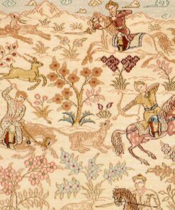 Hereke Oriental Rug 130 × 81 cm, silk, hand-knotted — view 4