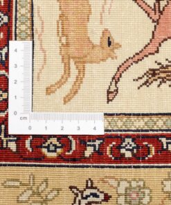 Hereke Oriental Rug 126 × 82 cm, silk, hand-knotted — view 3
