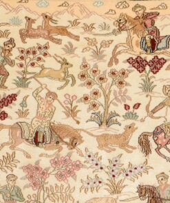Hereke Oriental Rug 126 × 82 cm, silk, hand-knotted — view 4