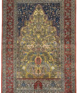 Hereke Oriental Rug 145 × 91 cm, silk, hand-knotted