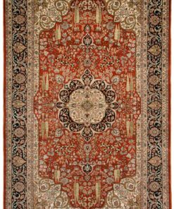 Hereke Oriental Rug 152 × 91 cm, silk, hand-knotted