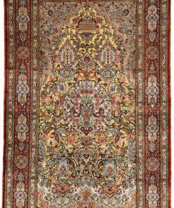 Hereke Oriental Rug 152 × 91 cm, silk, hand-knotted