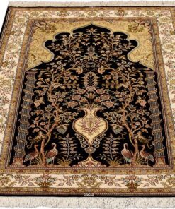 Hereke Oriental Rug 156 × 95 cm, silk, hand-knotted — view 2