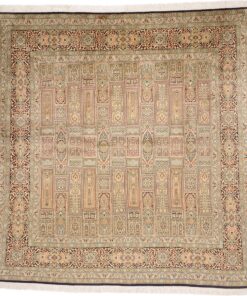 Oriental Rug 210 × 201 cm, silk, hand-knotted