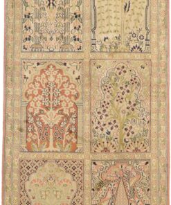Oriental Rug 120 × 49 cm, silk, hand-knotted