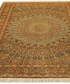 Kashmir Oriental Rug 279 × 129 cm, silk, hand-knotted — view 2