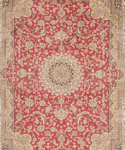 Kashmir Oriental Rug 212 × 157 cm, silk, hand-knotted — view 6