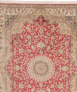 Kashmir Oriental Rug 212 × 157 cm, silk, hand-knotted — view 7