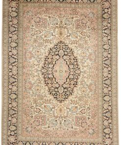 Kashmir Oriental Rug 247 × 169 cm, silk, hand-knotted