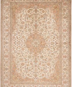 Kashmir Oriental Rug 246 × 175 cm, silk, hand-knotted