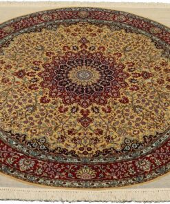 Kashmir Oriental Rug 186 × 182 cm, silk, hand-knotted — view 2