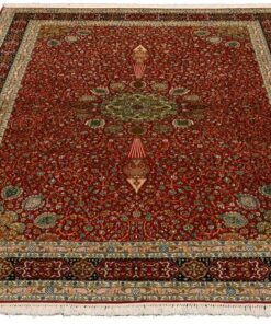 Kashmir Oriental Rug 276 × 187 cm, silk, hand-knotted — view 2