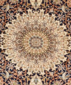 Kashmir Oriental Rug 282 × 187 cm, silk, hand-knotted — view 5