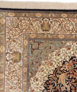 Kashmir Oriental Rug 282 × 187 cm, silk, hand-knotted — view 6