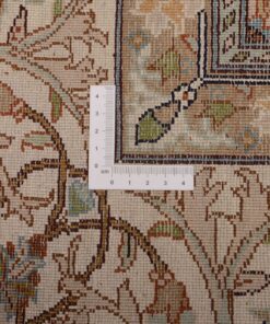 Kashmir Oriental Rug 282 × 187 cm, silk, hand-knotted — view 3