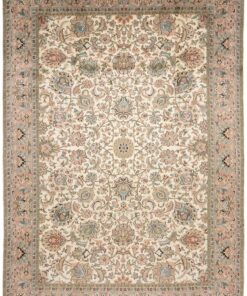 Kashmir Oriental Rug 276 × 190 cm, silk, hand-knotted