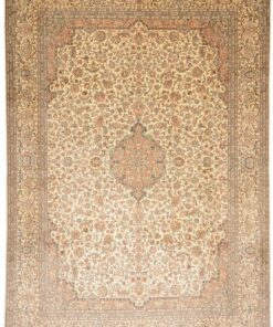 Kashmir Oriental Rug 310 × 214 cm, silk, hand-knotted