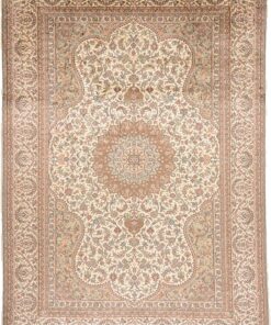Kashmir Oriental Rug 311 × 214 cm, silk, hand-knotted