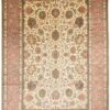 Kashmir Oriental Rug 305 × 216 cm, silk, hand-knotted