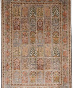 Kashmir Oriental Rug 313 × 216 cm, silk, hand-knotted