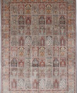 Kashmir Oriental Rug 336 × 240 cm, silk, hand-knotted