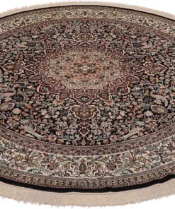 Kashmir Oriental Rug 243 × 243 cm, silk, hand-knotted — view 2