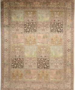 Kashmir Oriental Rug 307 × 243 cm, silk, hand-knotted
