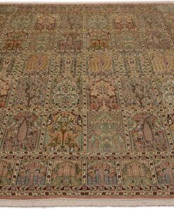 Kashmir Oriental Rug 311 × 244 cm, silk, hand-knotted — view 2