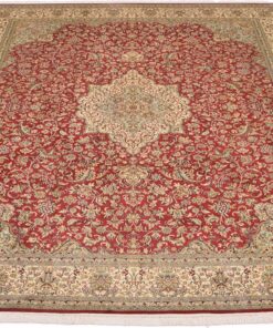 Kashmir Oriental Rug 312 × 245 cm, silk, hand-knotted — view 2
